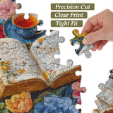 Puzzle da 1000 pezzi con tema tè floreale