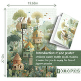 Puzzle Village de la cabane dans les arbres 1000 pièces