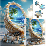 Seashell Mirror Jigsaw Puzzles 1000 Pieces