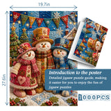 Patchwork Snow Pals Jigsaw Puzzle 1000 Pieces