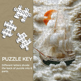 Puzzle White Voyage 1000 pièces