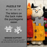 Cozy Cat Art Jigsaw Puzzle 1000 Pieces