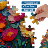 Fabric Blossoms Jigsaw Puzzle 1000 Piece
