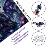 Puzzle en Forme de Fruit Galaxy en Cristal 1000 Pièces