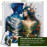 Bloom und Frost Puzzle mit 1000 Teilen