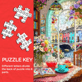 Teatime Canal Cottage Jigsaw Puzzle 1000 Pieces
