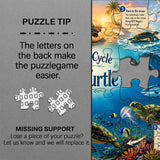 Meeresschildkröten-Lebensreise-Puzzlespiel 1000 Teile