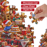 Christmas Mice Bakery Jigsaw Puzzle 1000 Pieces