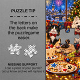 Weihnachten Pet Party Puzzle 1000 Stück