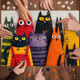 Puzzle Chats pelucheux mignons 1000 pièces