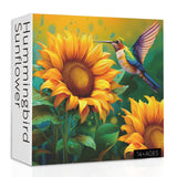 Sunflower Hummingbird Jigsaw Puzzle 1000 Pieces