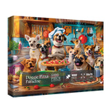 Doggie Pizza Paradise Jigsaw Puzzle 1000 Pieces