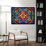 Stained Glass Mandala Jigsaw Puzzle 1000 Pieces