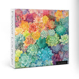 Rainbow Succulent Jigsaw Puzzle 1000 Pieces