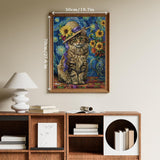 Van Gogh Cat Jigsaw Puzzle 1000 Pieces