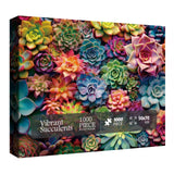 Vibrant Succulents Jigsaw Puzzles 1000 Pieces