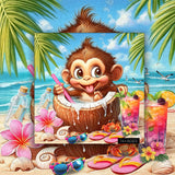 Puzzle de rêve de l'île des singes 1000 pièces