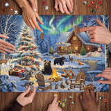 Christmas Animal Party Jigsaw Puzzle 1000 Pieces