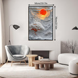 Sunset Paper Mountains Jigsaw Puzzle 1000 Pieces