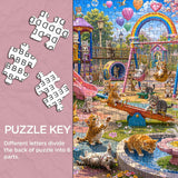 Cat Park-Puzzle 1000 Teile
