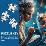 Painted Galaxy Jigsaw Puzzle 1000 Pieces