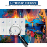 Floral Violin Jigsaw Puzzle 1000 Pieces