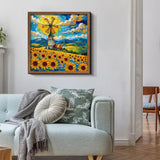 Sunflower Field 1000 Piece Jigsaw Puzzle