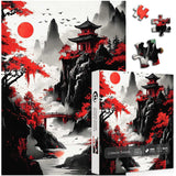 Crimson Temple Jigsaw Puzzle 1000 Pieces