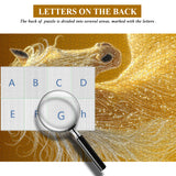 Puzzle del cavallo d'oro da 1000 pezzi