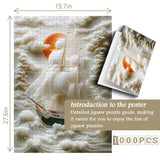 Puzzle White Voyage 1000 pièces