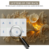 Golden Flower Relief Jigsaw Puzzle 1000 Pieces