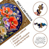 Golden Frame Florals Puzzle mit 1000 Teilen