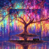Glow Rainbow Tree Jigsaw Puzzle 1000 Pieces