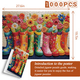Floral Boots Jigsaw Puzzle 1000 Piece