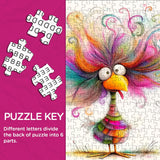 Puzzle 1000 pièces Oiseau Explosif