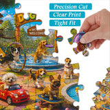Dog Park Jigsaw Puzzle 1000 Pieces