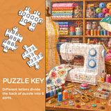 Puzzle ad angolo artigianale da 1000 pezzi