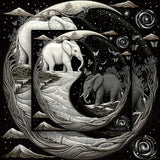 Elephant's Journey Jigsaw Puzzle 1000 Pieces