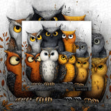 Puzzle de Hiboux Fantaisistes 1000 Pièces