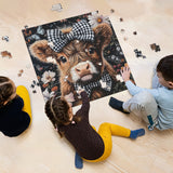 Calf Among Flowers Jigsaw Puzzles 1000 Pieces