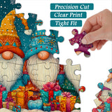 Jolly Snow Gnome Jigsaw Puzzles 1000 Pieces