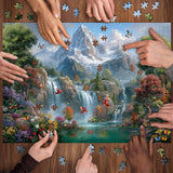 Waterfall Fairyland Jigsaw Puzzle 1000 Pieces