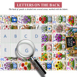 Flower Alphabet Jigsaw Puzzle 1000 Pieces