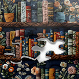 Floral Bookshelf Jigsaw Puzzles 1000 Pieces