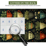 Puzzle da 1000 pezzi con tazze piene di piante