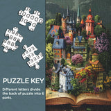 Book Page Town Jigsaw Puzzle 1000 Pieces