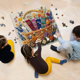 Floral Books Basket Jigsaw Puzzles 1000 Pieces