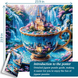 Teetassen-Wunderland Puzzle 1000 Teile