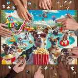 Pooch Pool Party Jigsaw Puzzle 1000 Pieces