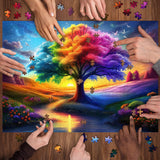 Rainbow Tree of Life Jigsaw Puzzle 1000 Pieces